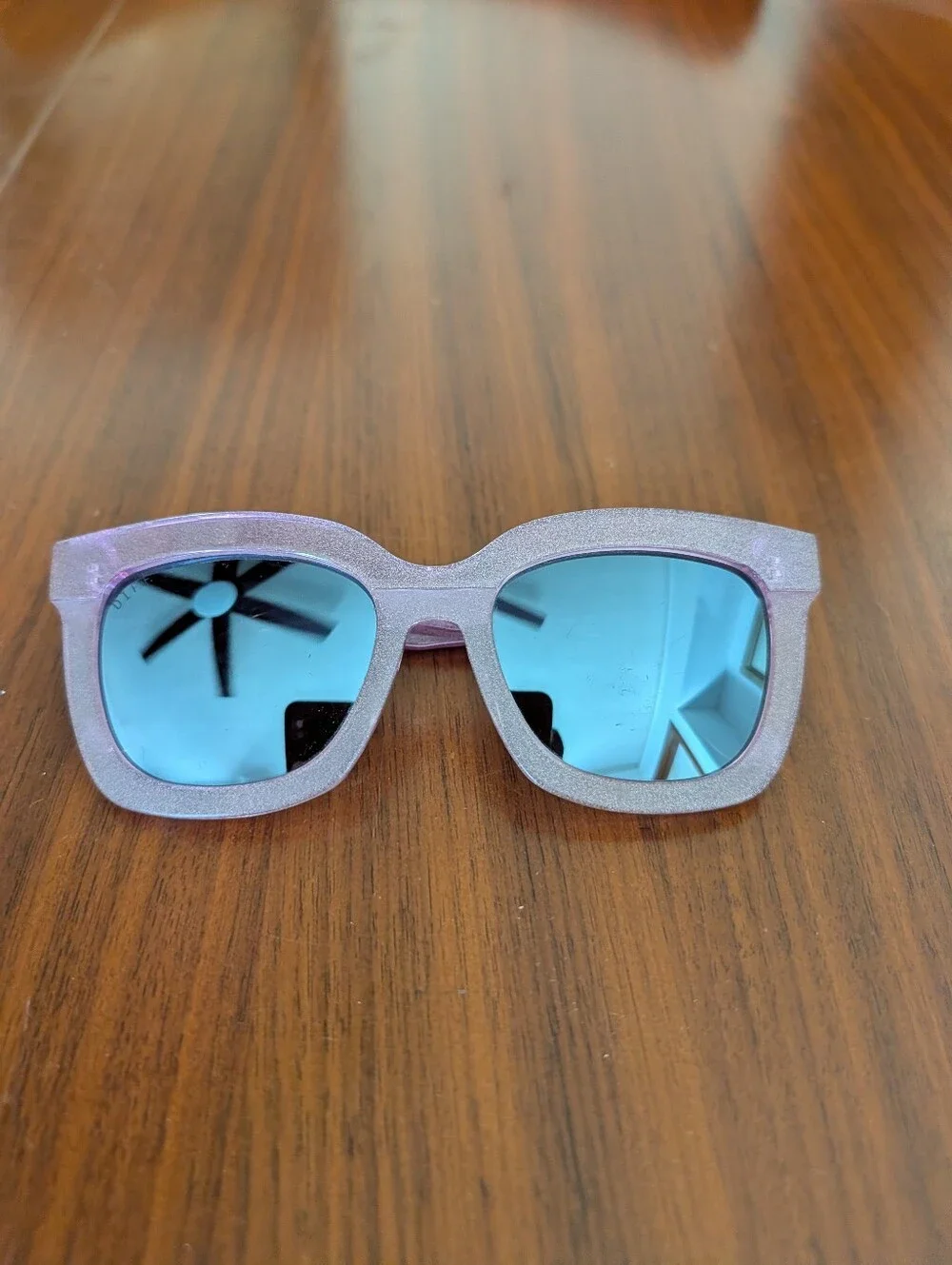 DIFF Eyewear Carson Clear Square Sunglasses with Black/Silver Lenses